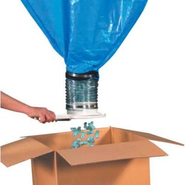 The Packaging Wholesalers Packing Peanut Loose Fill Dispenser For 30ft Bag, 40"L x 40"W x 69"H C30NUTDIS